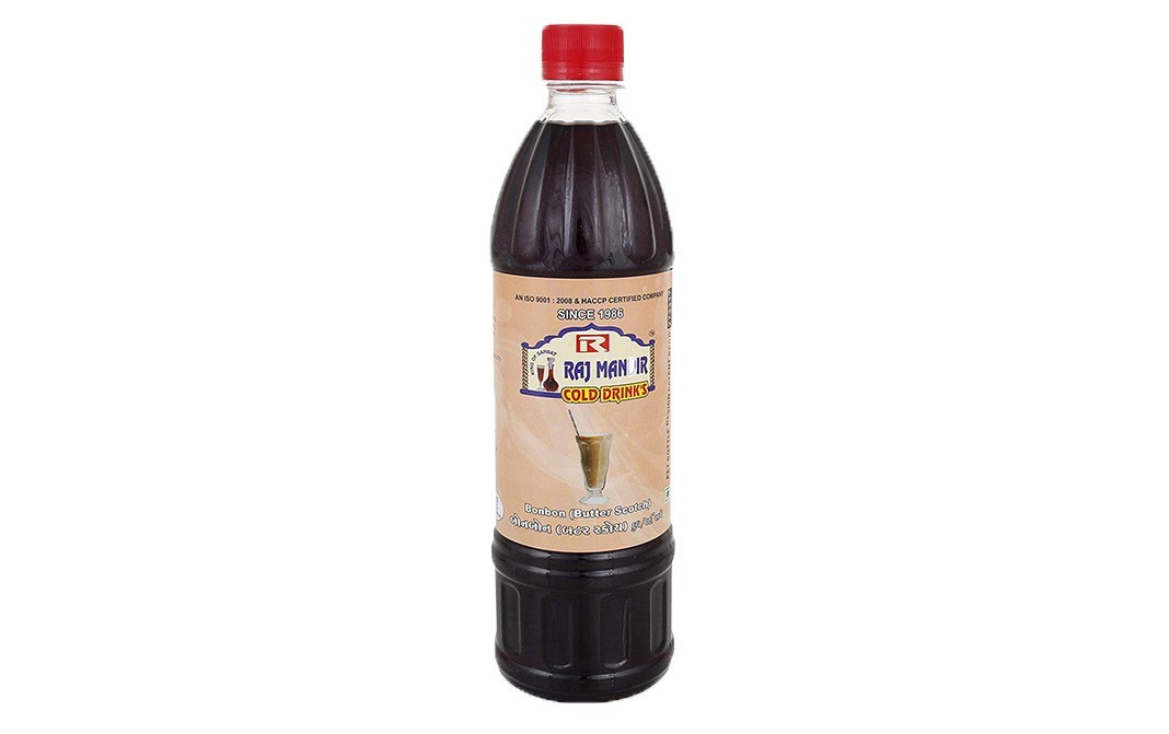 Raj Mandir Bonbon (Butter Scotch) Syrup   Plastic Bottle  750 millilitre